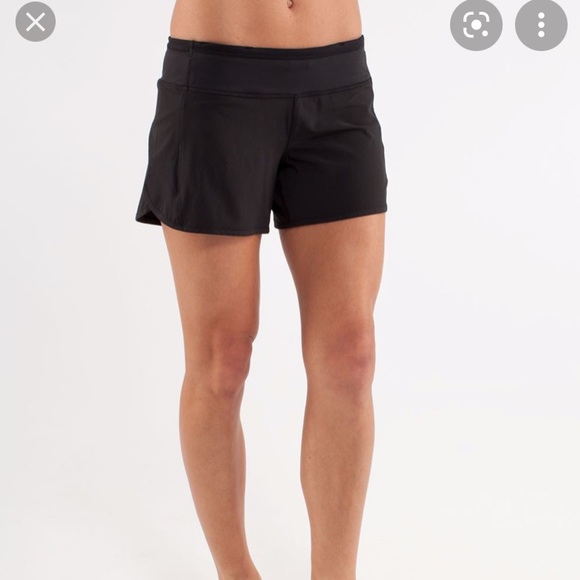 Lululemon Groovy Running Short Shorts - Black - Picture 1 of 6